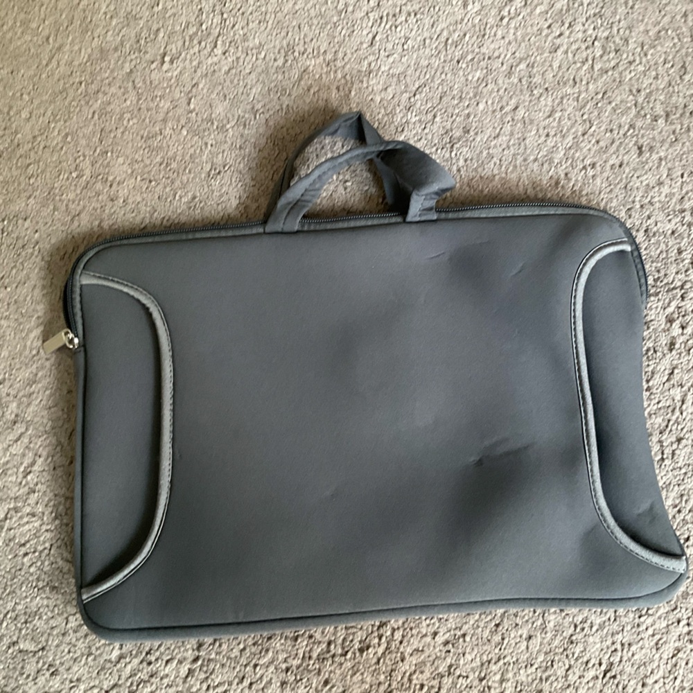 Gray Laptop Bag